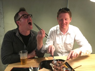 Todd was excited to try Koba beef in Japan