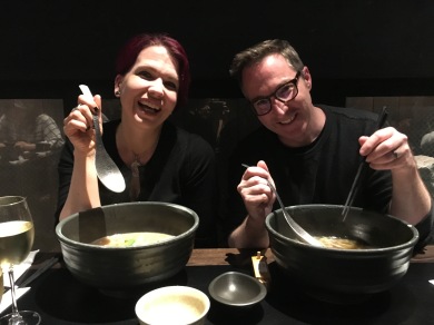 Massive bowls of udon